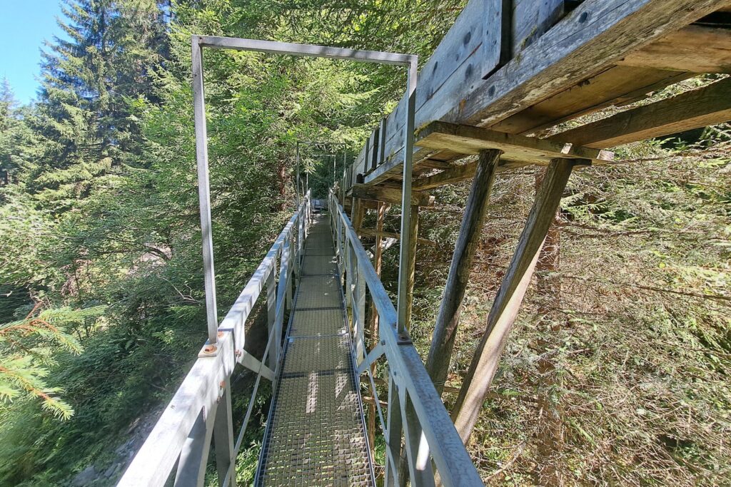 17.07.2025: L'Ogeintse VS, interessante Partie der Grand Bisse de Vex